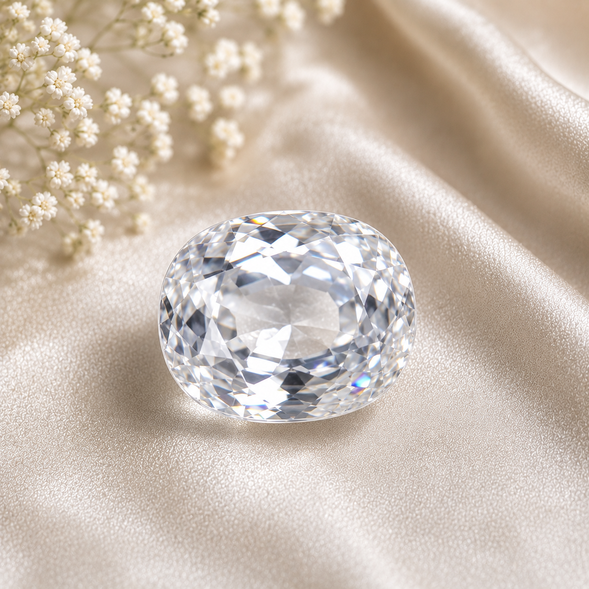 W .sapphire / safed pukhraj