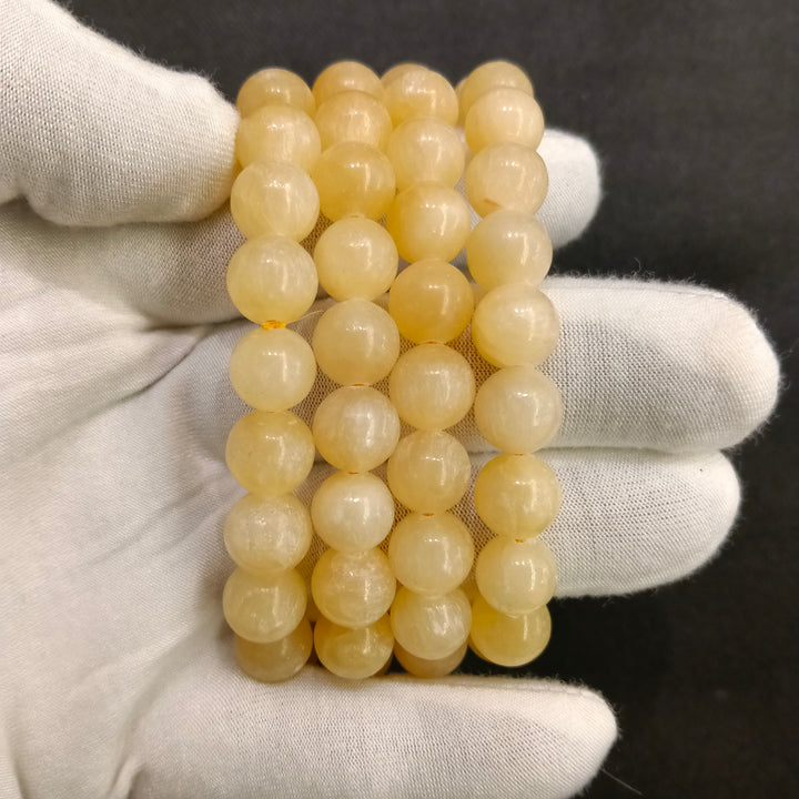 Yellow Calcite bracelet 10mm