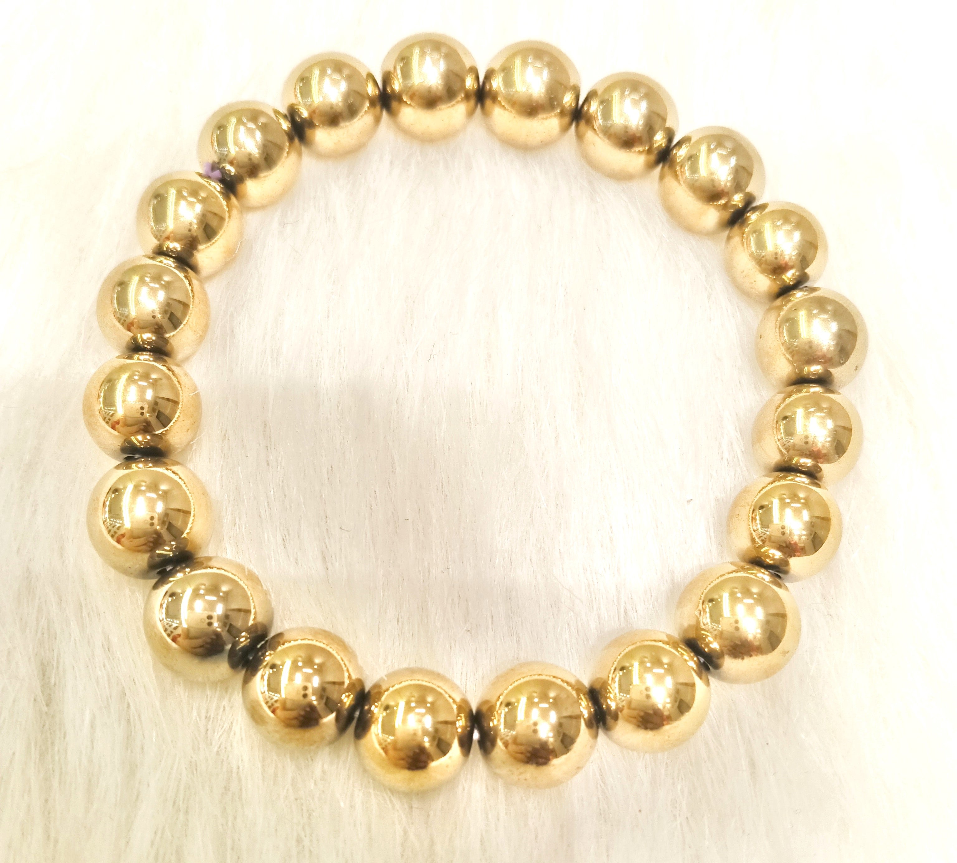 Golden hematite Bracelet 10mm