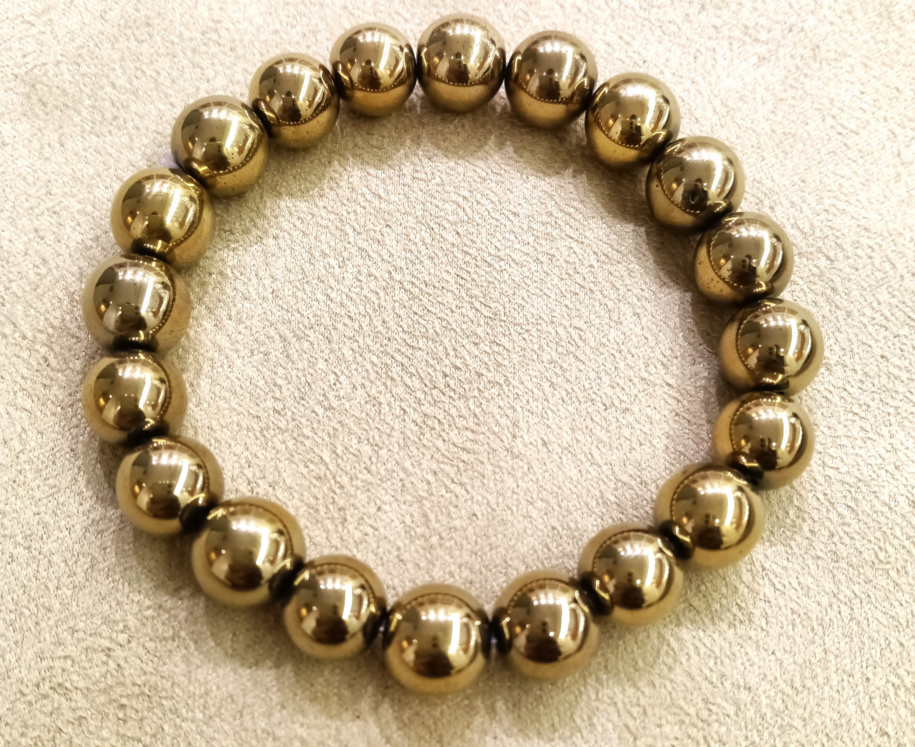 Golden Hametite bracelet 8mm