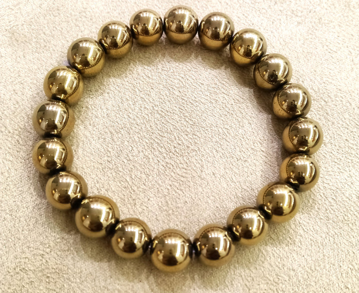 Golden Hametite bracelet 8mm