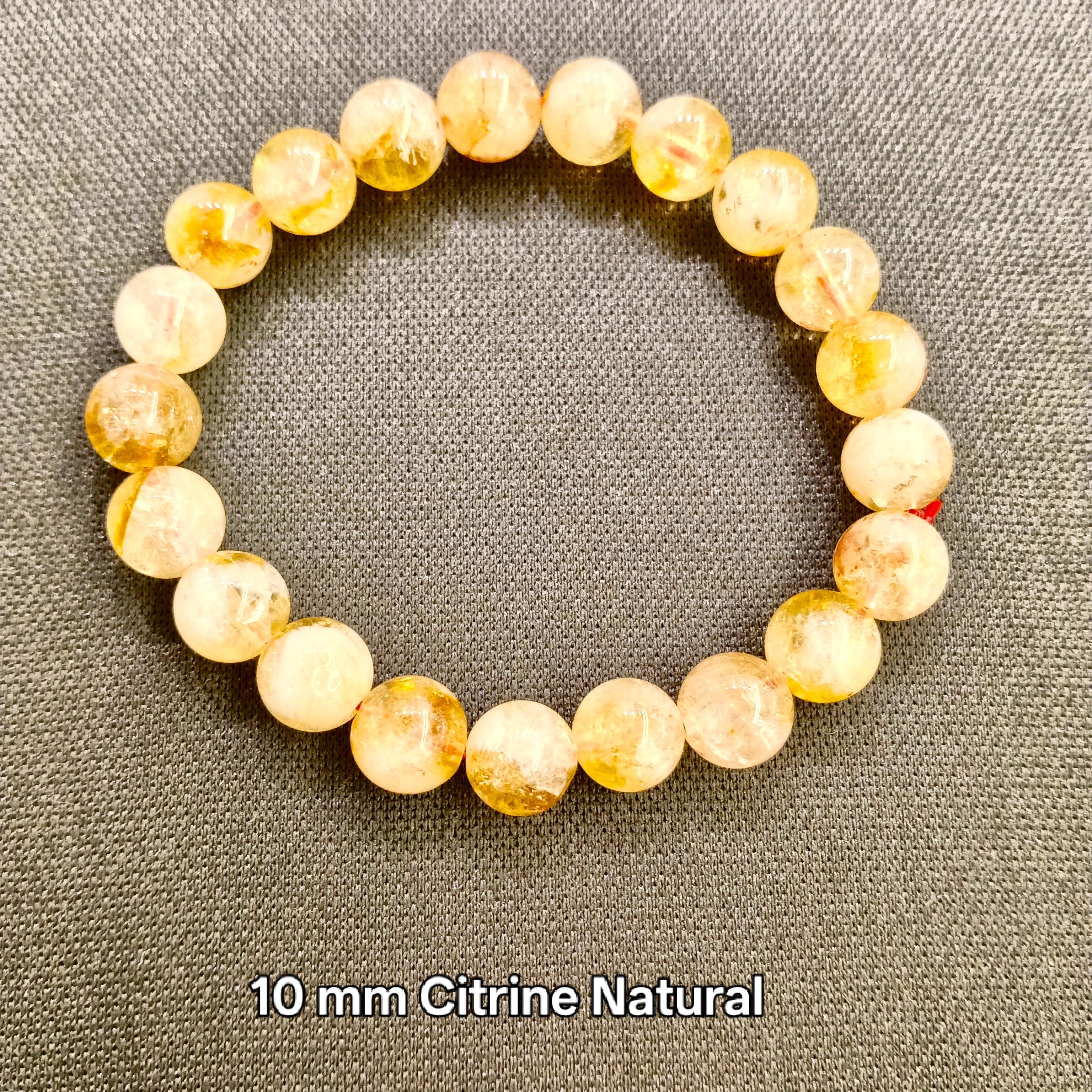 Natural Citrine Bracelet 10 mm