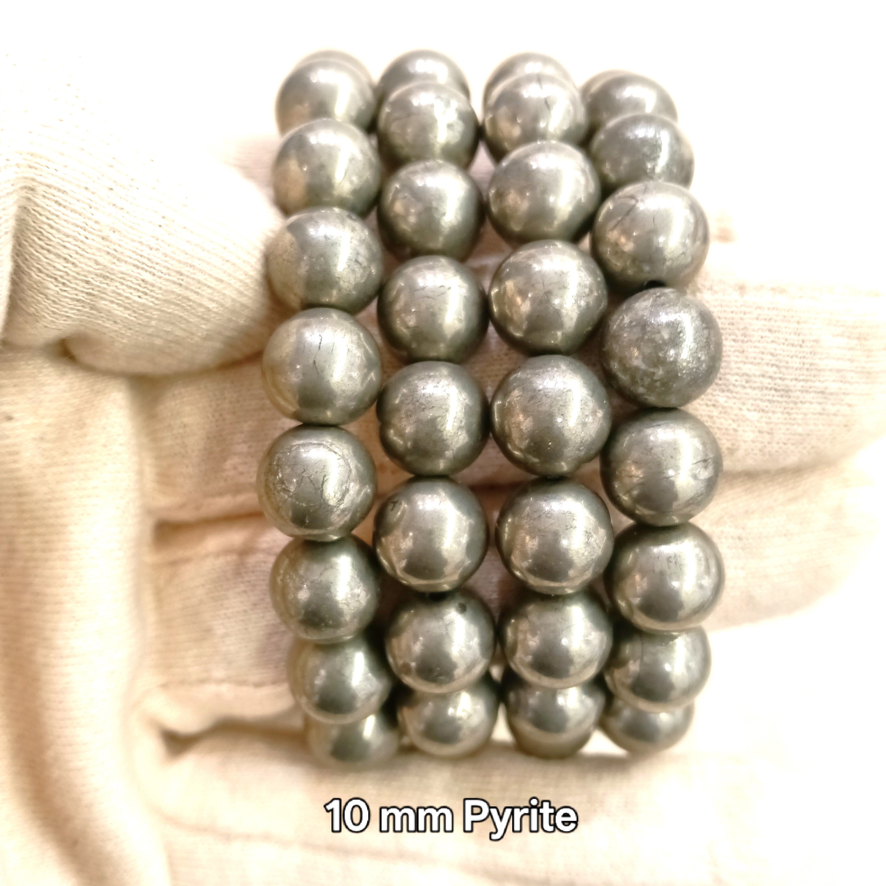 Pyrite Bracelet 10 mm