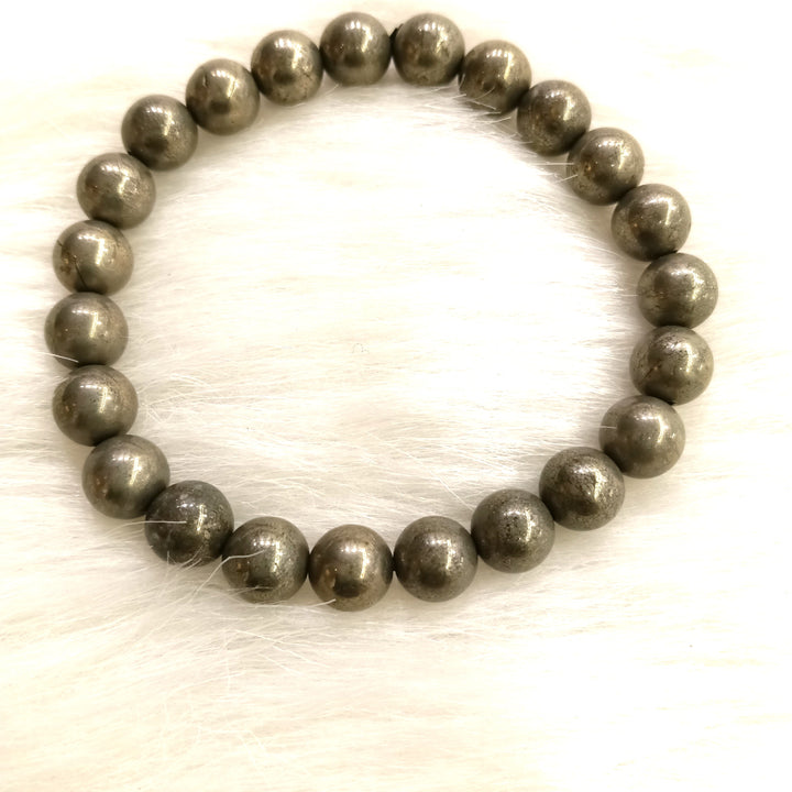 Pyrite bracelet 8mm