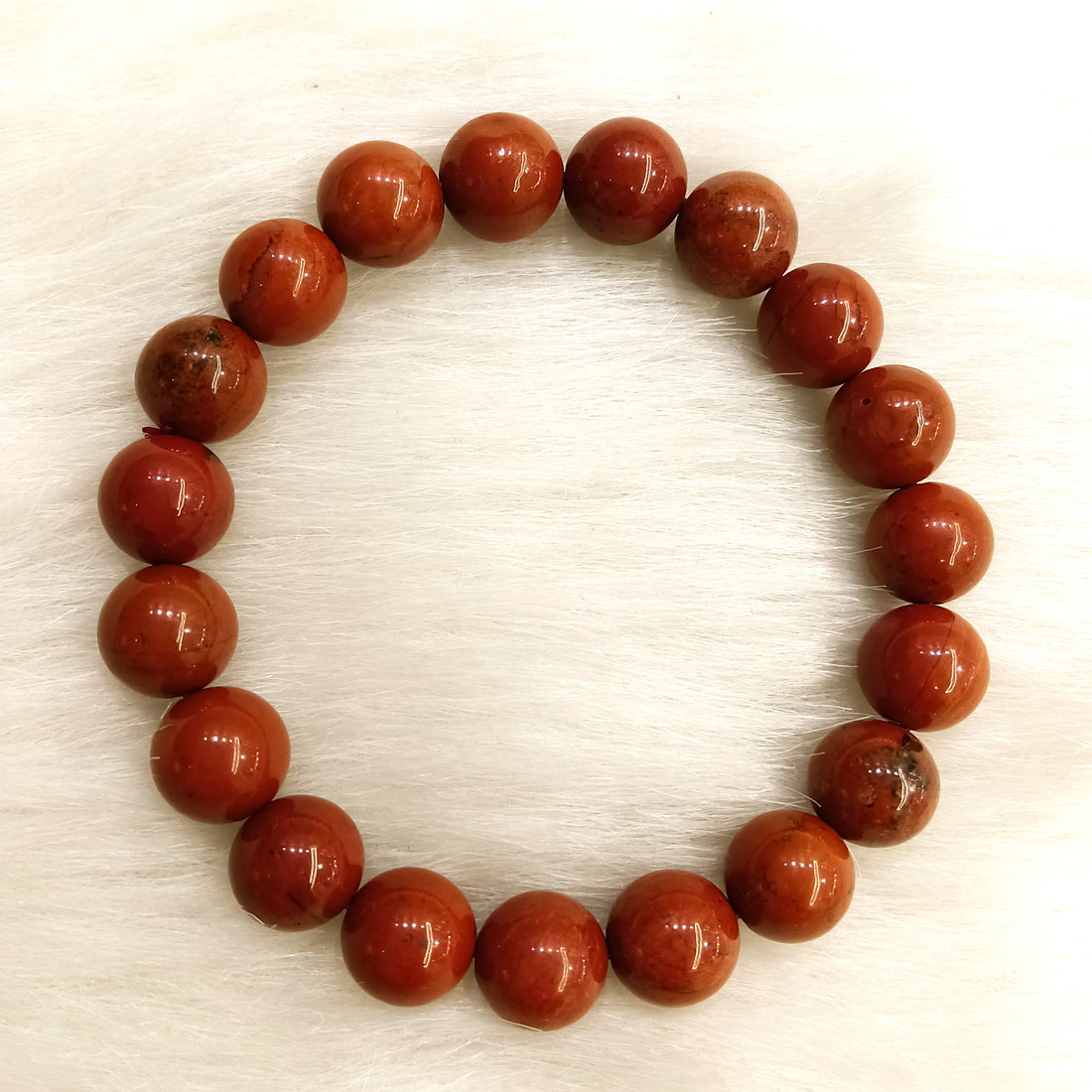 Red jasper Bracelet 10 mm