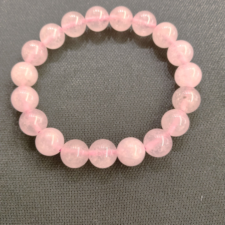 Rose quartz bracelet 10 mm