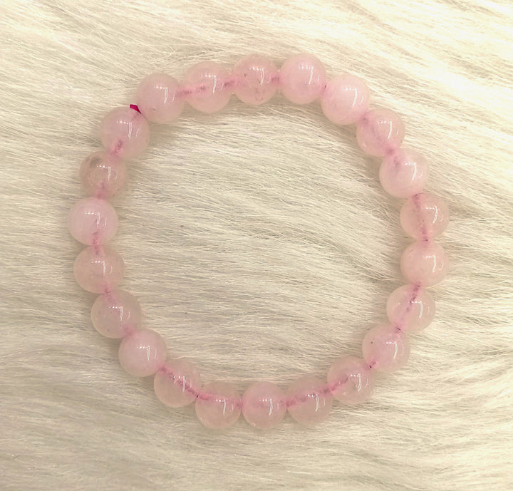 Rose quartz bracelet 8mm