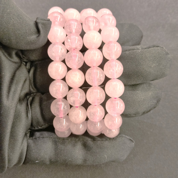 Rose quartz bracelet 10 mm