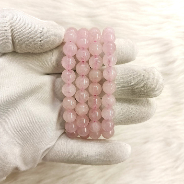 Rose quartz bracelet 8mm