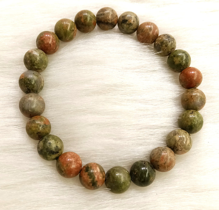 Unakite Bracelet 8mm
