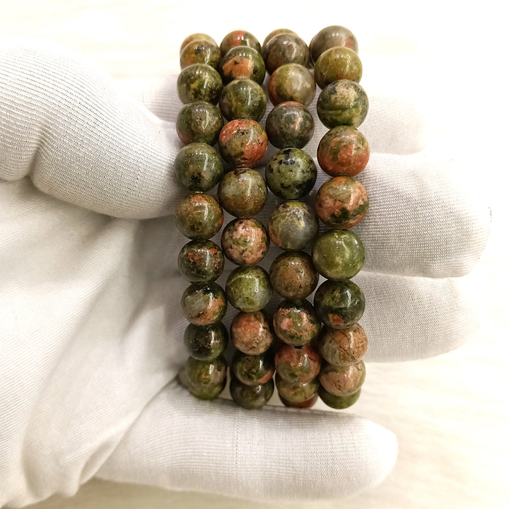 Unakite Bracelet 8mm