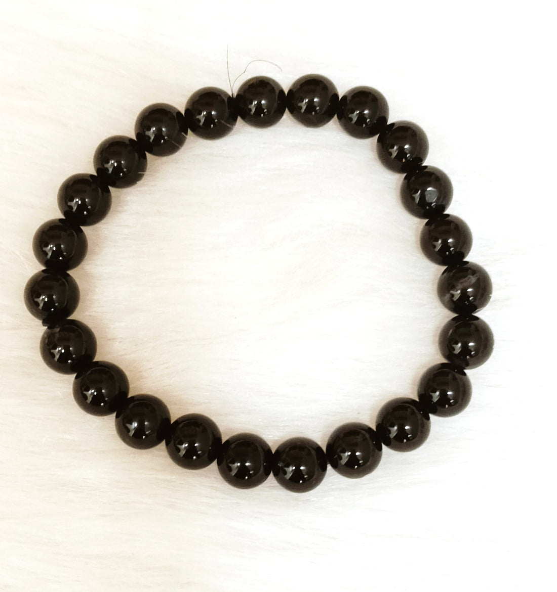 Black obsidian bracelet
