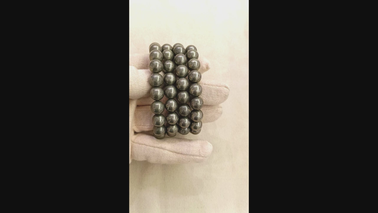 Pyrite Bracelet 10 mm