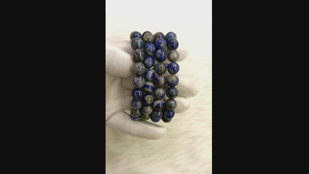 Lapis lazuli bracelet 10 mm