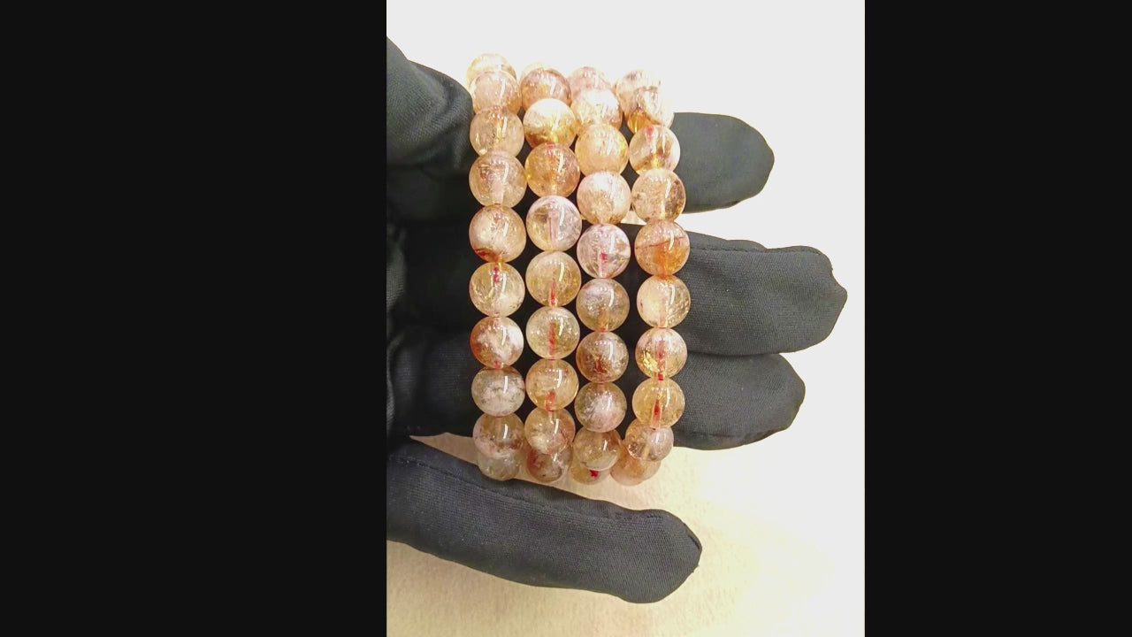 Natural Citrine Bracelet 10 mm