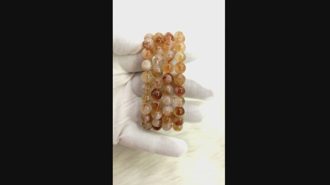 Citrine Natural  bracelet 8 mm