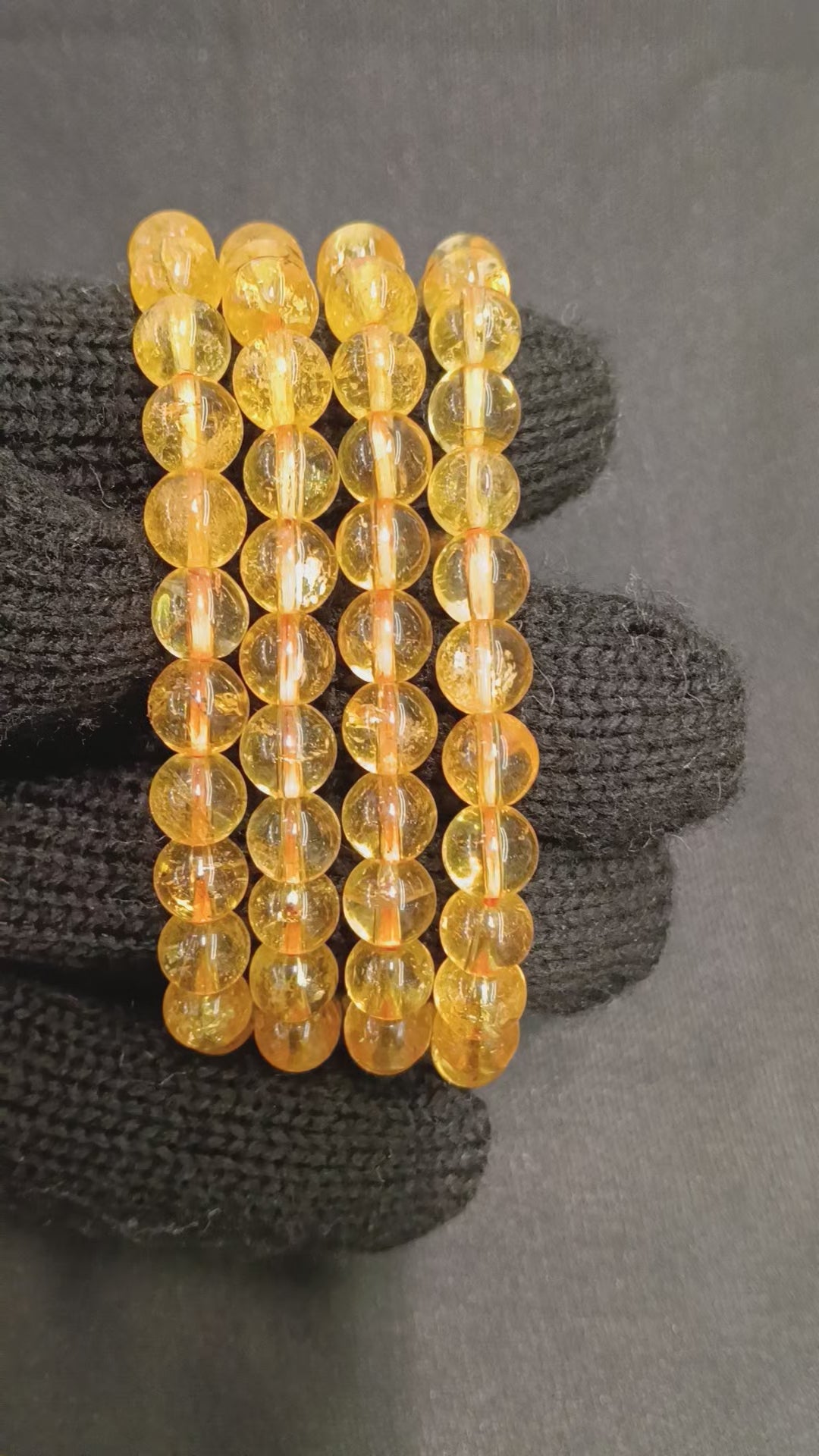 Citrine bracelet (heat)